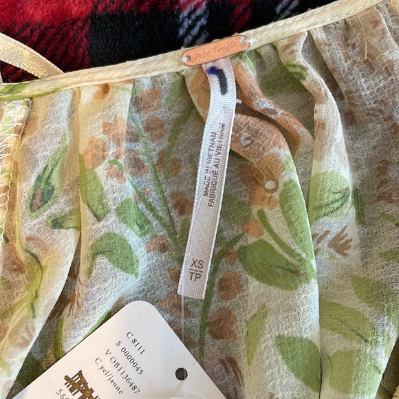 Free people yellow top size xs - Picture 5 of 9